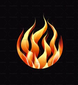 Abstrakte Feuerflammen